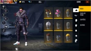 Conta FF NN gemada mais com itens raros - Free Fire