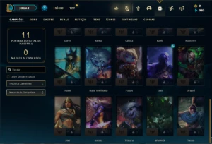 Conta Unranked com 30 Champs e 4 Skins + 2 Fragmentos - League of Legends LOL