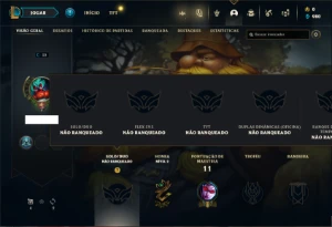 Conta Unranked com 30 Champs e 4 Skins + 2 Fragmentos - League of Legends LOL
