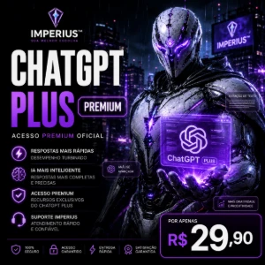 ChatGPT Plus Premium 30 Dias | Entrega Rápida | Imperius - Inteligência Artificial