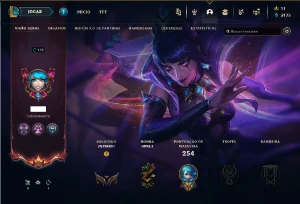 Conta League of Legend único dono. - League of Legends LOL
