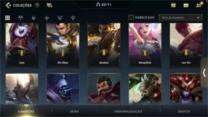 Conta de wild rift antiga! Muitas skins e passes antigos - League of Legends: Wild Rift LOL WR