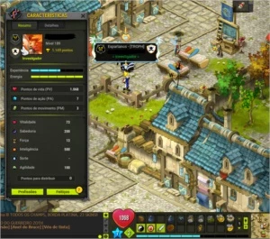 Conta no Spiritia: Iop lv189, feca lv141, enu lv79, eni lv85 - Dofus