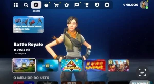 Conta de Fortnite com 40k V-Bucks