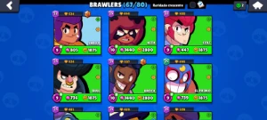 26k troféu, Shelly Estelar e outras raras, gemada - Brawl Stars