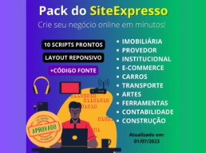 Site Expresso – 10 Scripts de Sites Prontos com Painel ADM - Others