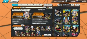 Conta one piece bounty rush (Rank 44, 3 ex 100, Sup 150, med OPBR