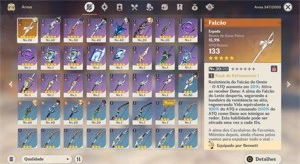 CONTA GENSHIN IMPACT AR45 XIAO + VENTI + ZHONGLI + CYNO