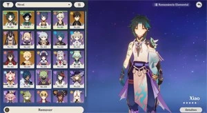 CONTA GENSHIN IMPACT AR45 XIAO + VENTI + ZHONGLI + CYNO