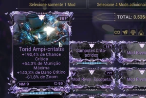 Conta Warframe MR 21 com 3500 platinas e 34 warframe prime - Outros