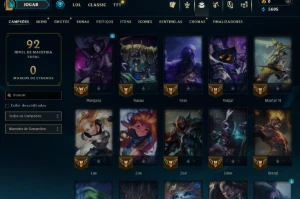 [Entrega Automática] Lol Ferro, 49 Skins, Skin Mítica, à mão - League of Legends