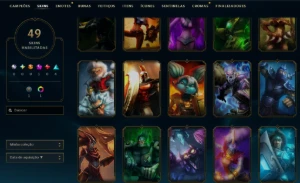 [Entrega Automática] Lol Ferro, 49 Skins, Skin Mítica, à mão - League of Legends
