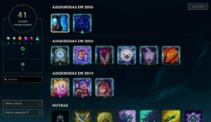 [Entrega Automática] Lol Ferro, 49 Skins, Skin Mítica, à mão - League of Legends