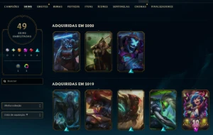 [Entrega Automática] Lol Ferro, 49 Skins, Skin Mítica, à mão - League of Legends