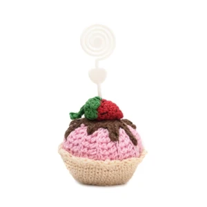 Cupcake em amigurumi - Artesanato e Personalizados