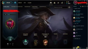 Conta Smurf platina 4 com 45 campeões. - League of Legends LOL