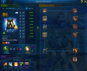 Conta Gameking NADMO Late Game Omegamon - Digimon Masters Online