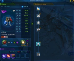 Conta Gameking NADMO Late Game Omegamon - Digimon Masters Online