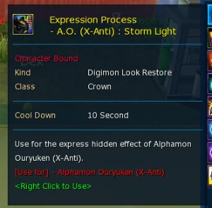 Conta Gameking NADMO Late Game Omegamon - Digimon Masters Online