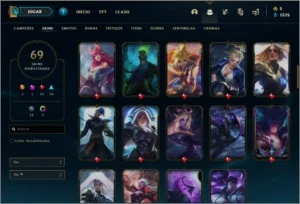Conta prata 4 com 69 skins e 84 champs - League of Legends LOL