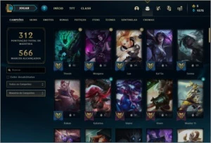 Conta prata 4 com 69 skins e 84 champs - League of Legends LOL