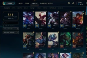 Conta LOL Gold 4, muitas skins, 140 icones, email de criação - League of Legends
