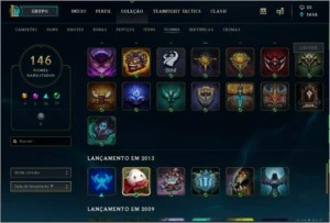 Conta LOL Gold 4, muitas skins, 140 icones, email de criação - League of Legends