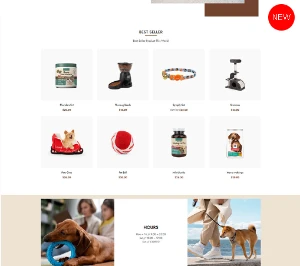 Pater Tema Responsivo Shopify 2.0 PetShop Ração Site WP - Others