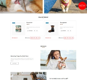 Pater Tema Responsivo Shopify 2.0 PetShop Ração Site WP - Others