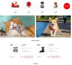 Pater Tema Responsivo Shopify 2.0 PetShop Ração Site WP - Others