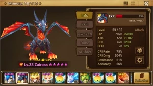 Summoners war early game com Zaiross + Sonia