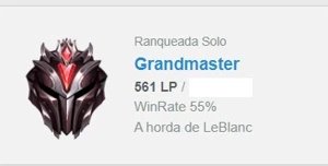 CONTA GRAO MESTRE LOL - League of Legends