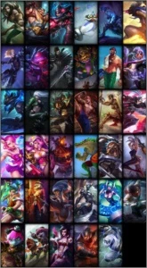 +94 champs +35 skins Gold 4 +8K de ip +7 paginas de runas - League of Legends LOL