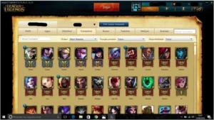 +94 champs +35 skins Gold 4 +8K de ip +7 paginas de runas - League of Legends LOL