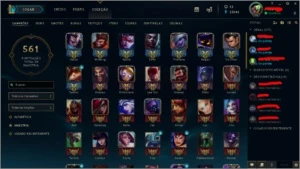 Conta LoL (lvl 162 - League of Legends
