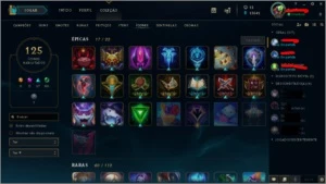 Conta LoL (lvl 162 - League of Legends