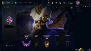 CONTA LOL MESTRE MMR ALTO - League of Legends