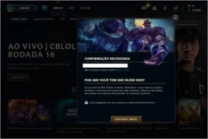Conta ouro 4 Sem email Confirmado - League of Legends LOL