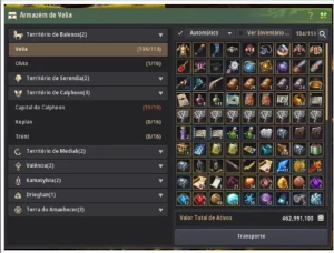 Striker 61 - Barraca de perolas e corneta permanente - Black Desert
