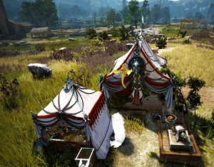 Striker 61 - Barraca de perolas e corneta permanente - Black Desert