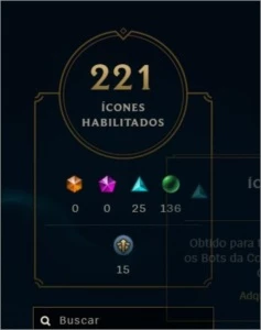 Conta com 121 skins + md10 virgem + 20k de EA pra mudar nick - League of Legends LOL
