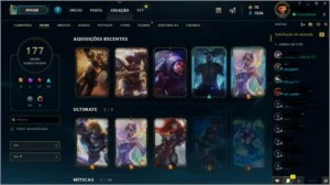 CONTA DO LOL PLAT 2 154 SKINS NV 236 - League of Legends