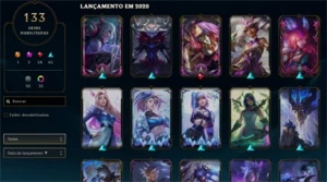 Conta com 133 Skins e 17k de EA (18 lendarias) (G4 mmr) - League of Legends LOL