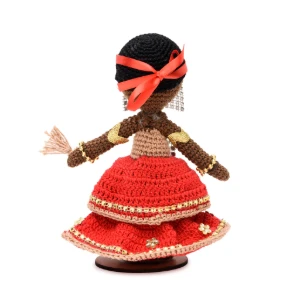 Iansã Grande Amigurumi Crochê - Artesanato e Personalizados