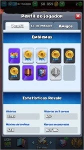 Conta Clash Royale Nivel 12