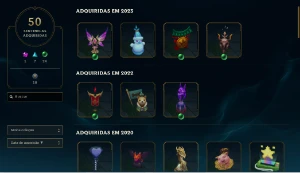 Conta LOL  - 847 Skin - LVL 501 - Todos os Campeões - League of Legends