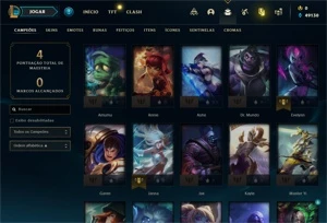 Conta FERRO 4 - Smurf LOL (league of legends) ELOMOON