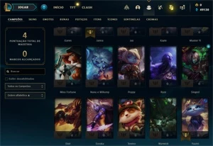 Conta FERRO 4 - Smurf LOL (league of legends) ELOMOON