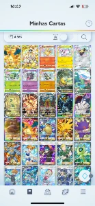 Pokemon TCG pocket - Lv 46 mais de 4500 cartas