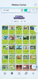 Pokemon TCG pocket - Lv 46 mais de 4500 cartas - Pokemon GO